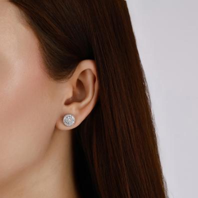 0.70 Karat Pırlanta Küpe