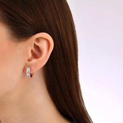 0.93 Karat Pırlanta Küpe