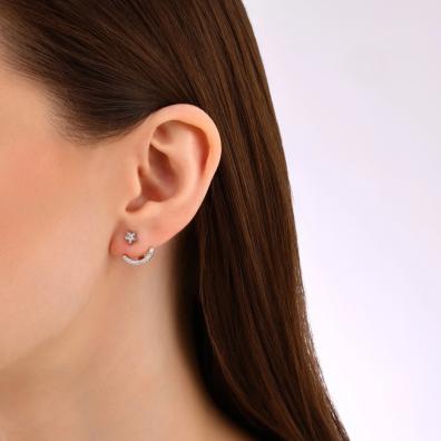 0.22 Karat Pırlanta Küpe