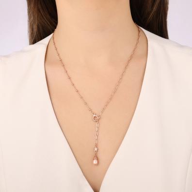 0.01 Karat Pırlantalı Efsun Gümüş Kolye