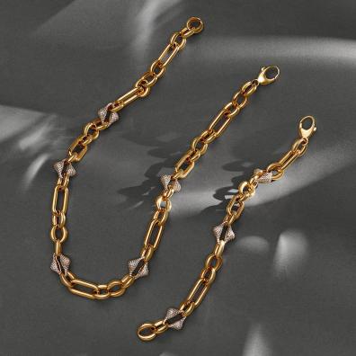 14 Ayar Ariane Tasarım Altın Kolye